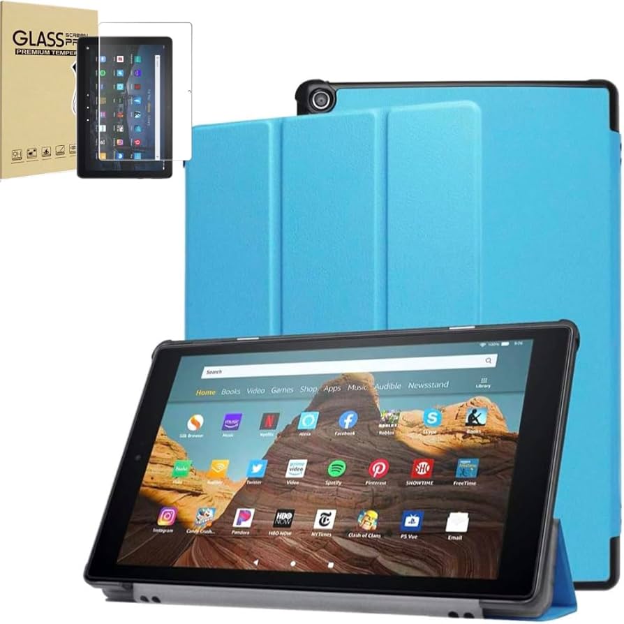 Fire HD 10 ブラック 最新第13世代 ガラスフィルム／カバー付き Amazon.co.jp: 【9H強化ガラスフィルム付き】Fire HD 10 第13世代 2023